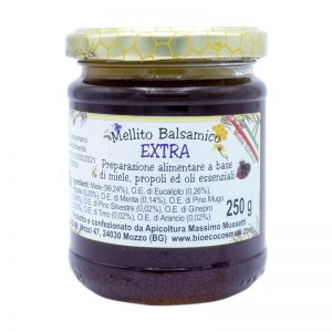 Mellito balsamico Extra preparazione alimentare a base di miele propoli ed oli essenziali