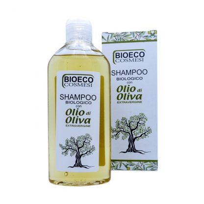 Shampoo biologico con olio di oliva extravergine