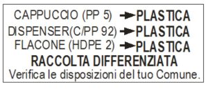 SMALTIMENTO IMBALLI DETERGENTE